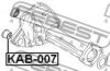 FEBEST KAB-007 Mounting, differential